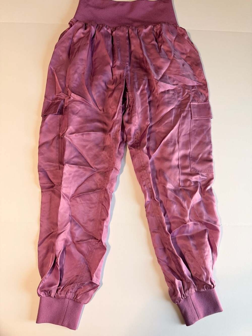 Cinq a Sept Tous Les‎ Jours Giles Satin Cargo Jogger Pants